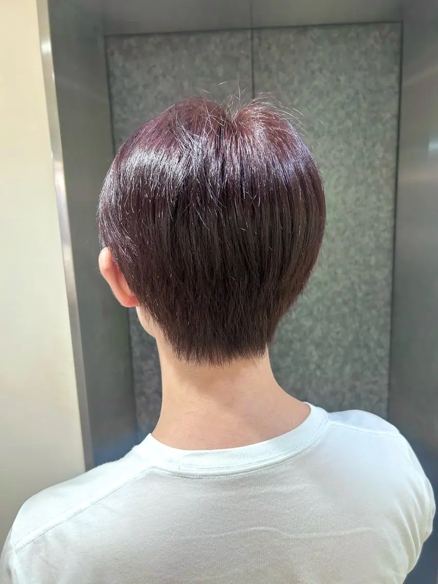 メンズ ヘアカラー 髪質改善カラー/ 透明感カラー🫧のヘアスタイル