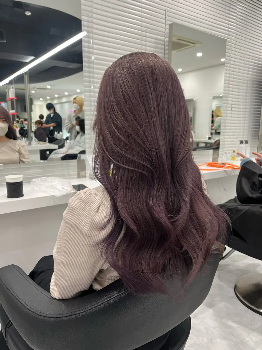 カラー カット ヘアカラー トリートメント ブリーチなし透明感 💗RYOTAのヘアスタイル