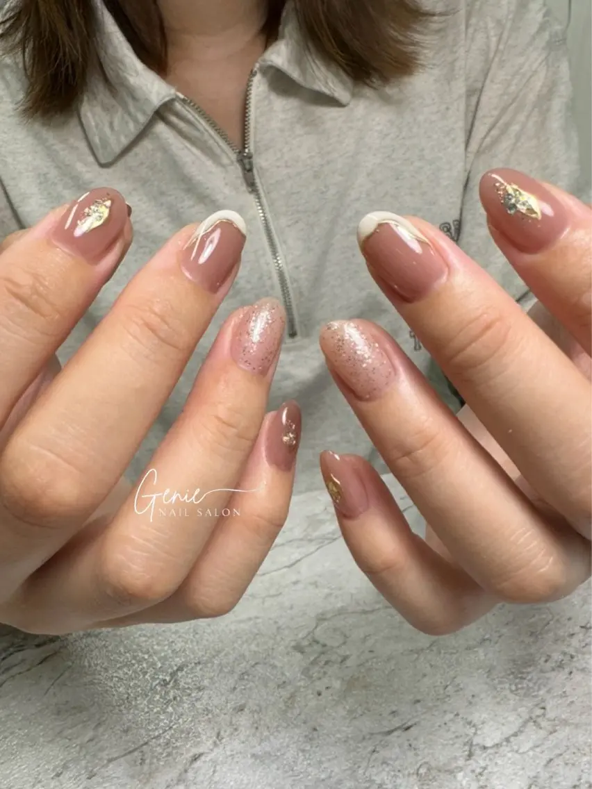ネイル ニュアンスネイル ハンドネイル Nail salon Genieのネイルデザイン