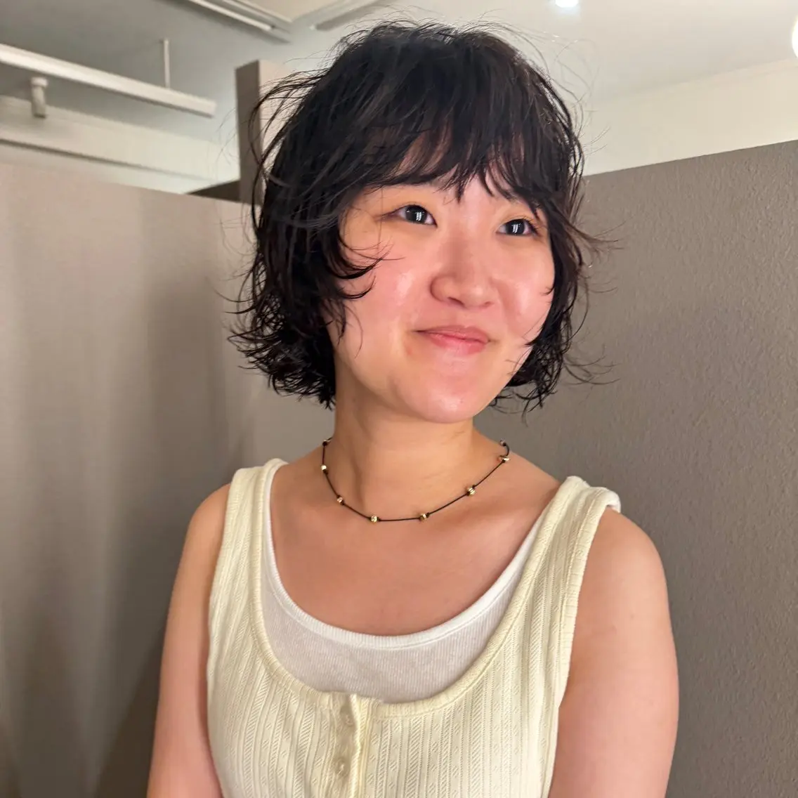 ショート パーマ ボブ レイヤーカット カット パーマ パーマ/透明感カラー 元町🌱takutoのヘアスタイル