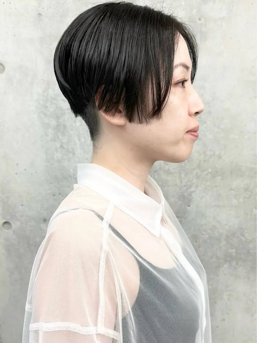 ショート カット ヘッドスパ ボブ/ゆるふわ ボブパーマ/とういのヘアスタイル