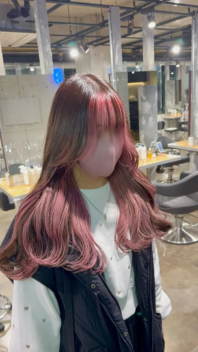 カラー 🍒暖色ダブルカラー /FUKA🍒のヘアスタイル