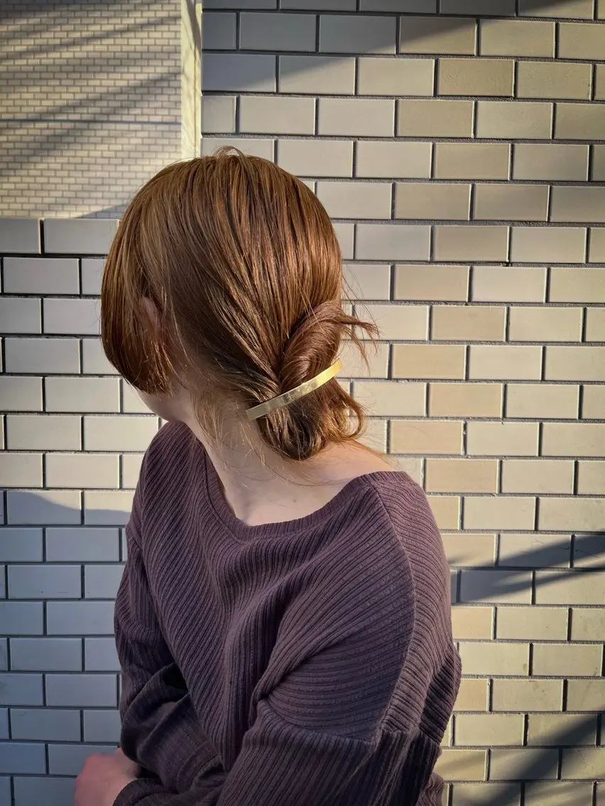 ミディアム ヘアカラー KYOKA .のヘアスタイル