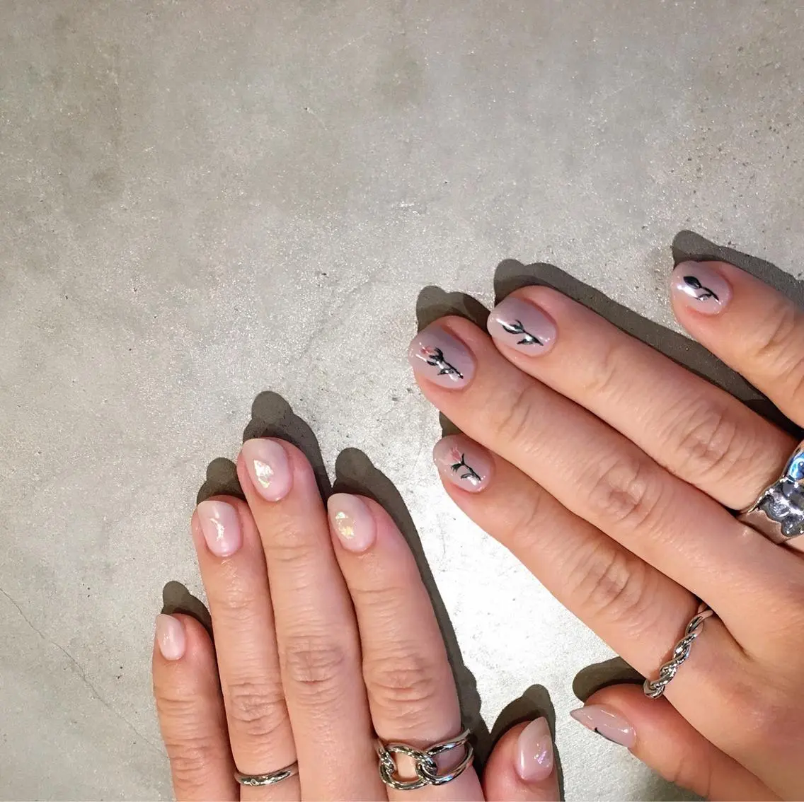 ネイル アートネイル ジェルネイル マットネイル 持ち込み ハンドネイル nail salon Soeurのネイルデザイン