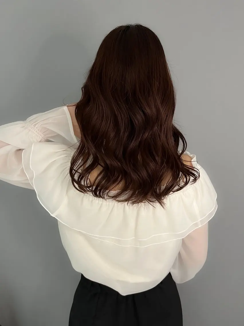 セミロング カラー ヘアアレンジ Grow by NYNY 坂本 理輝のヘアスタイル