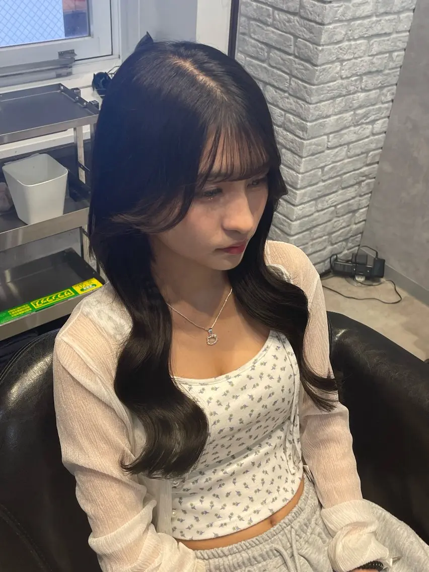 ロング プルエクステ 韓国風カラー ボブ エクステ 韓国風ヘア Fi-Ne原宿/プル エク指名No.1そらのヘアスタイル