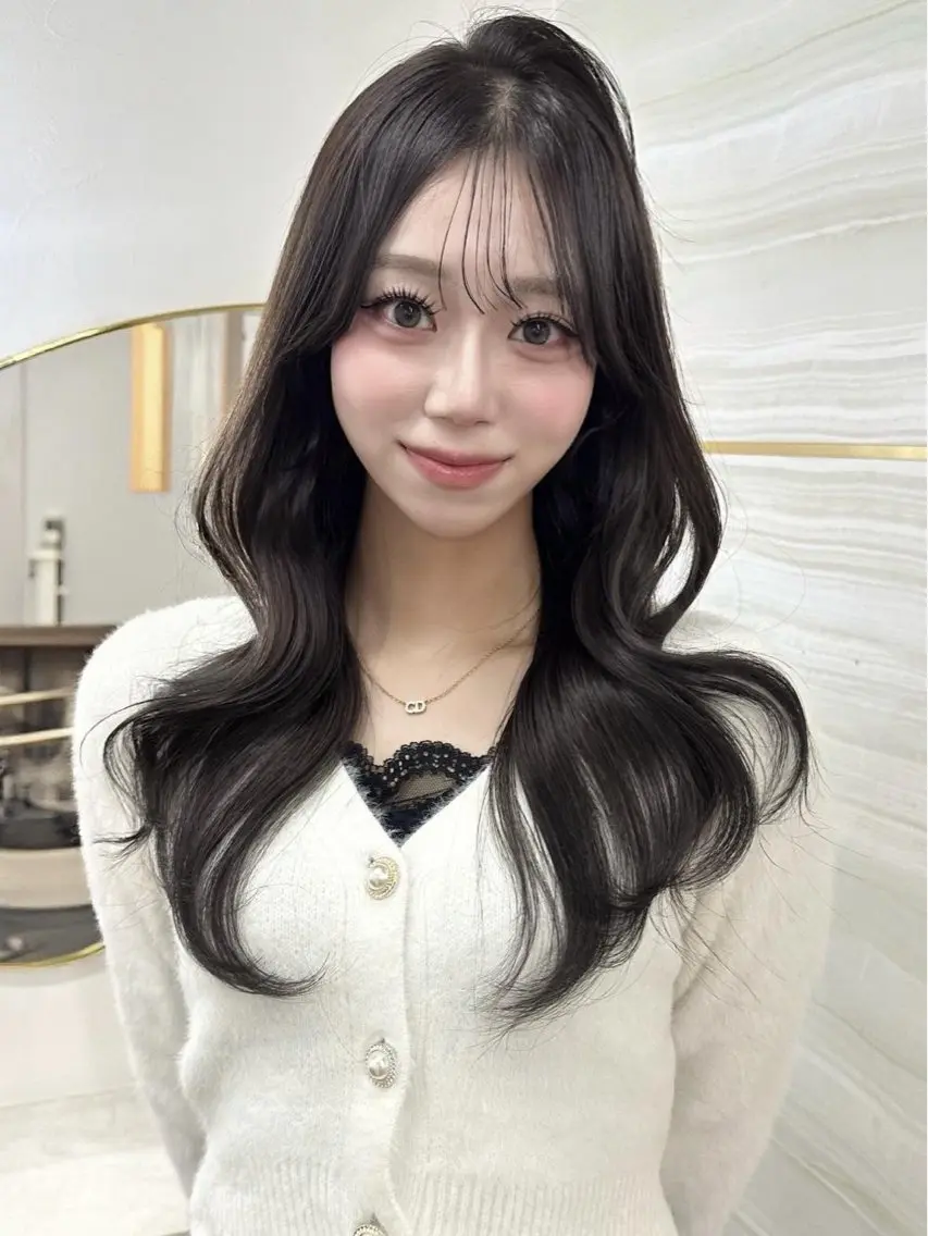 ロング カラー ヘアカラー トリートメント 🍓nonoka🍓 カラーモデル募集中✨のヘアスタイル
