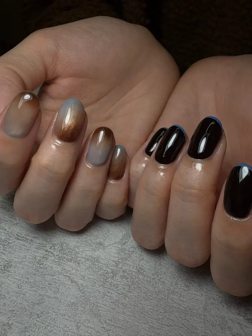 ネイル 持ち込み ニュアンスネイル nana .のネイルデザイン