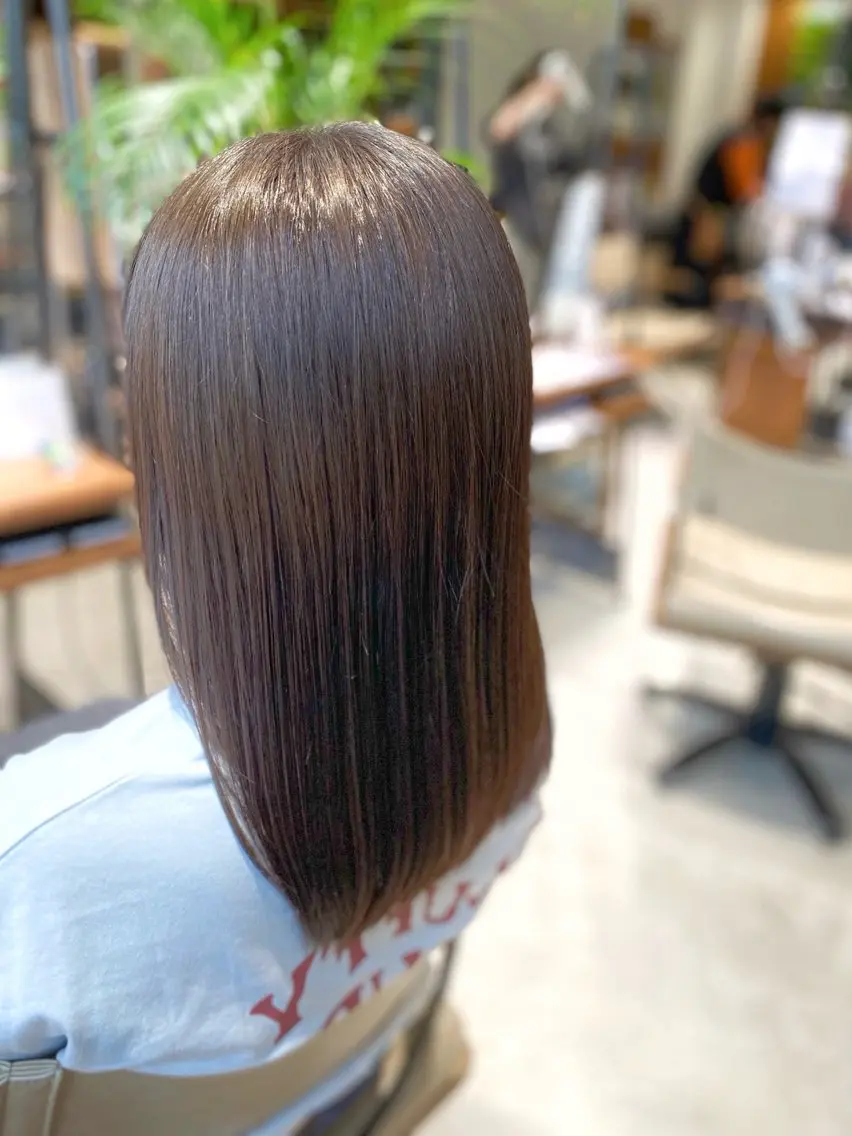 ロング カラー ヘアカラー パライソ南公園店小嶋 さつきのヘアスタイル