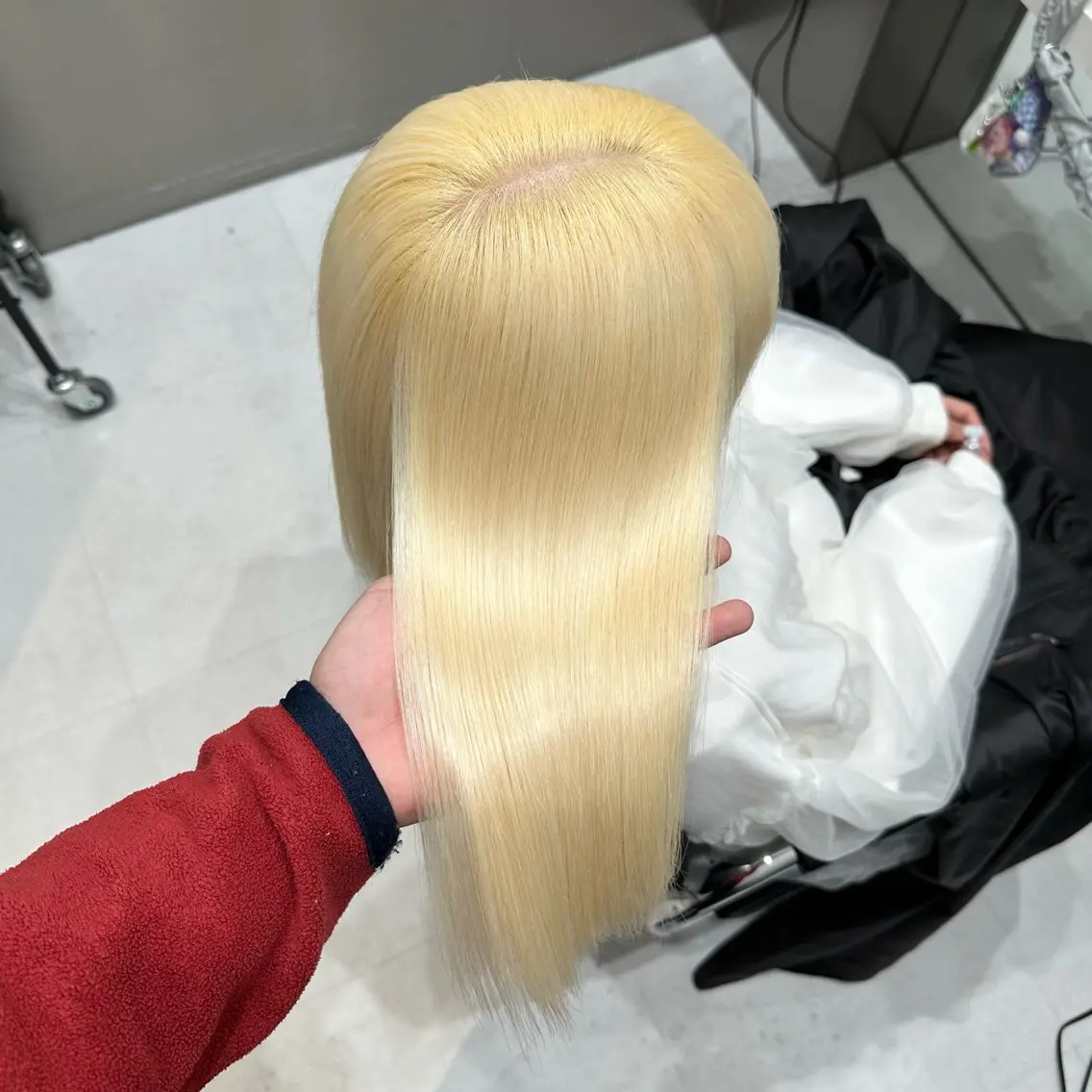 ロング カラー ヘアカラー 💫艶ハイトーン×髪 質改善💫リュウトのヘアスタイル