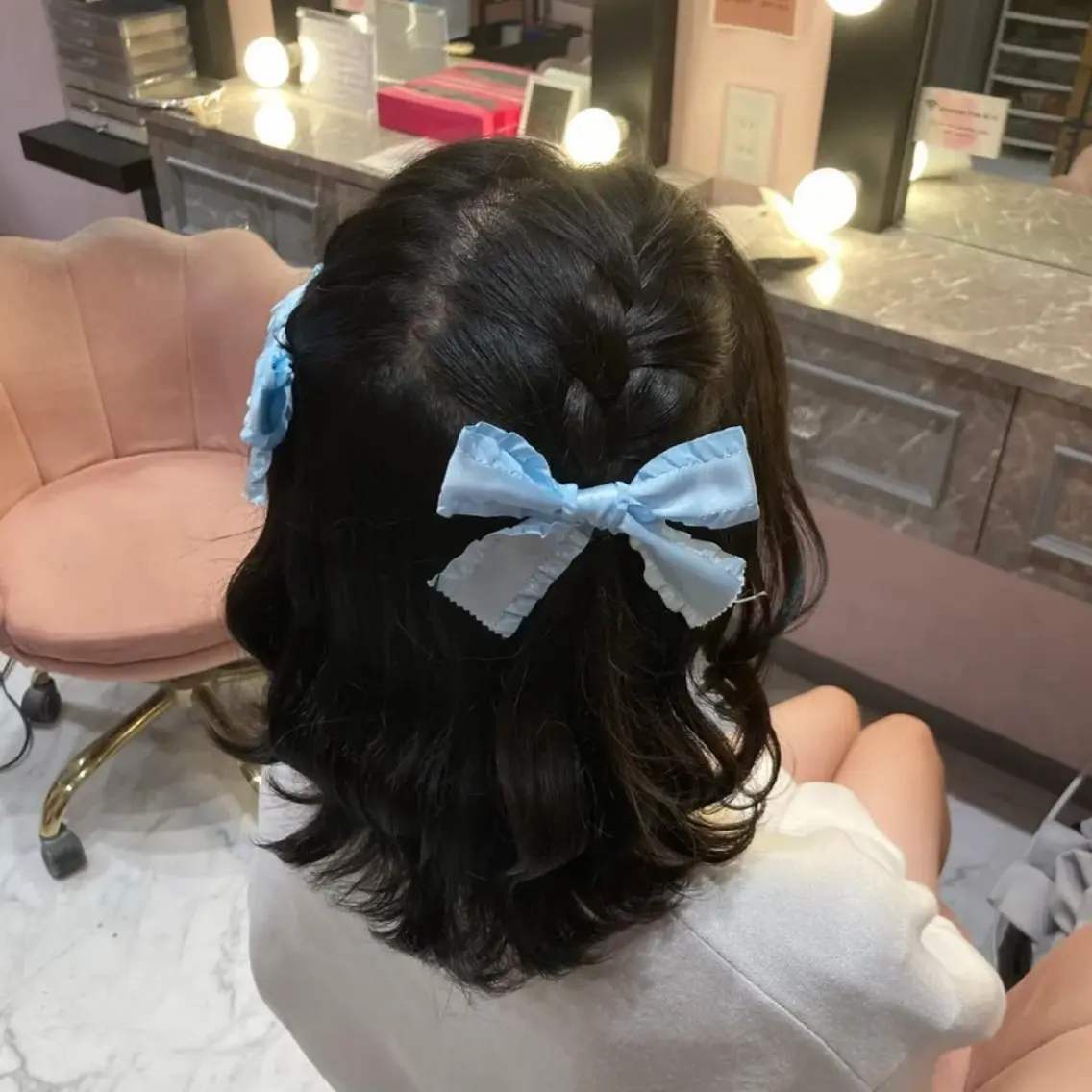 ミディアム ヘアアレンジ ヘアセット MILD by 17 秋葉原 ♡みづき♡のヘアスタイル