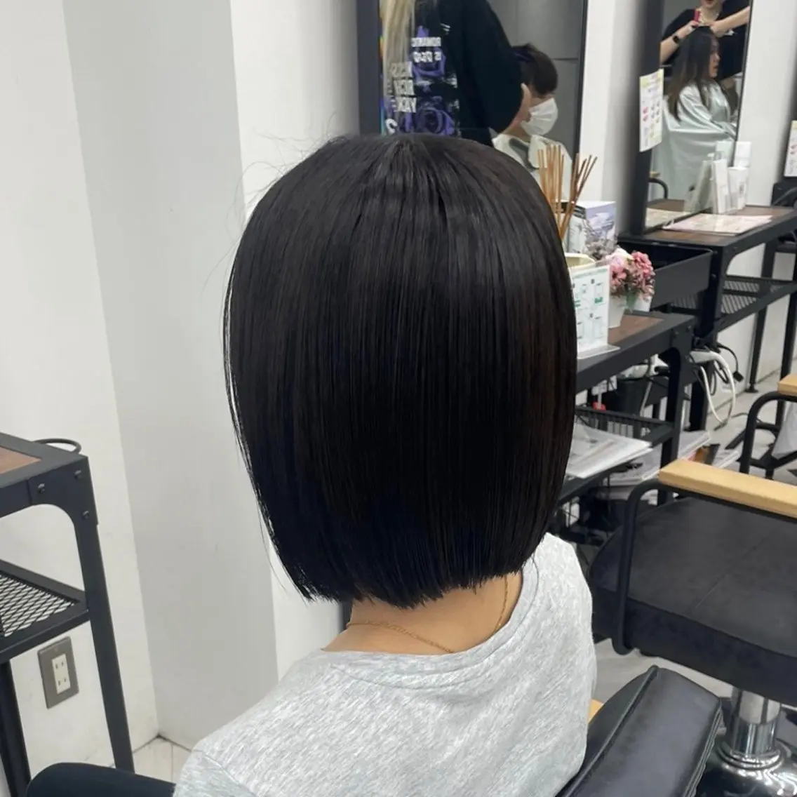 ミディアム カラー パーマ ヘアアレンジ メンズ トリートメント mona/ ストレートスタイル✨のヘアスタイル