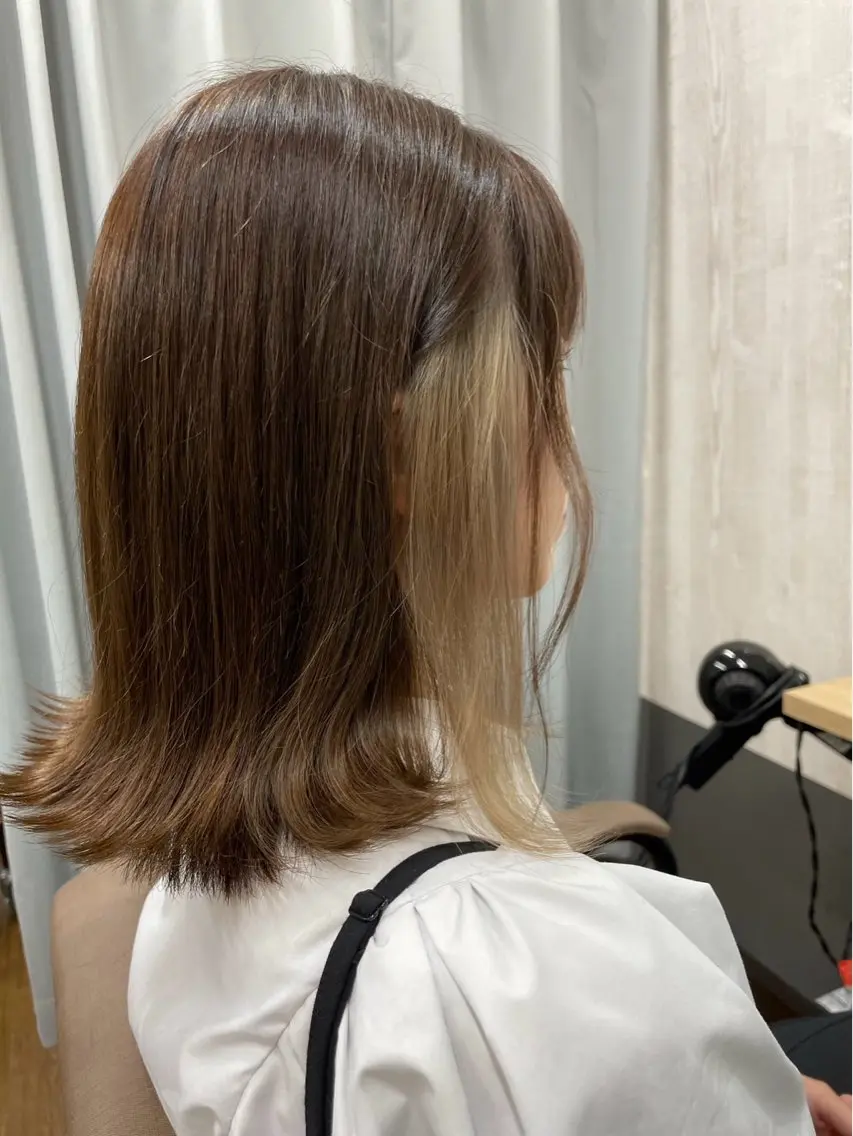 【さりげないおしゃれ】カット＋カラー＋インナーカラー＋3Stepトリートメント（ブリーチあり） /16900→11900の写真