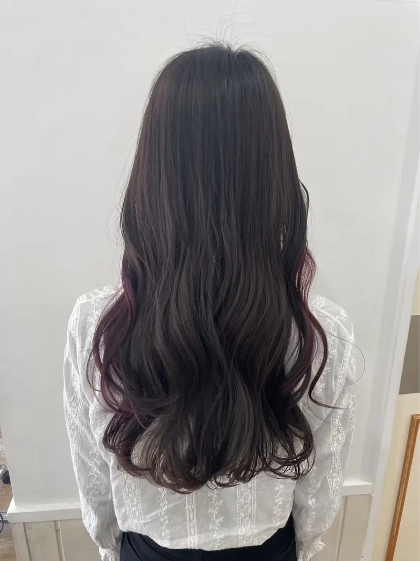 ロング 韓国ヘア ‎⟡.·KANA🐥のヘアスタイル