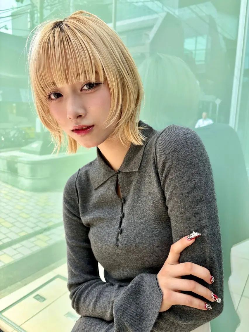 ミディアム green上野 /oukaのヘアスタイル