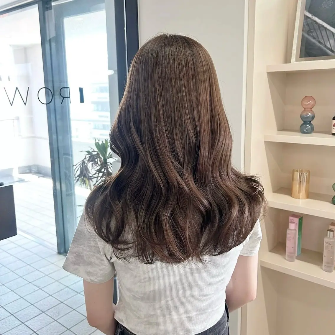 透明感カラー+髪質改善TR🧴💞の写真