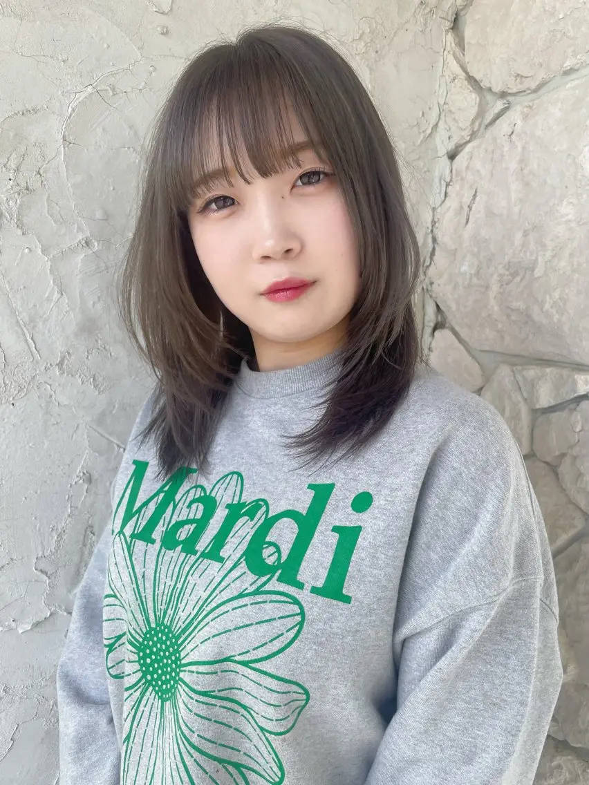 ミディアム ヘアカラー トリートメント 🌈高田大夢似合わせ 透明感カラー🌈のヘアスタイル