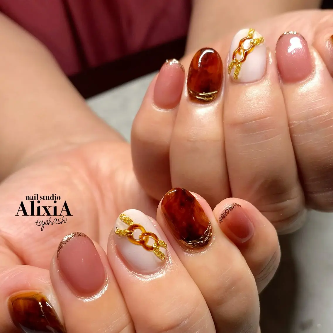 ネイル ハンドネイル AlixiA ゆみのネイルデザイン