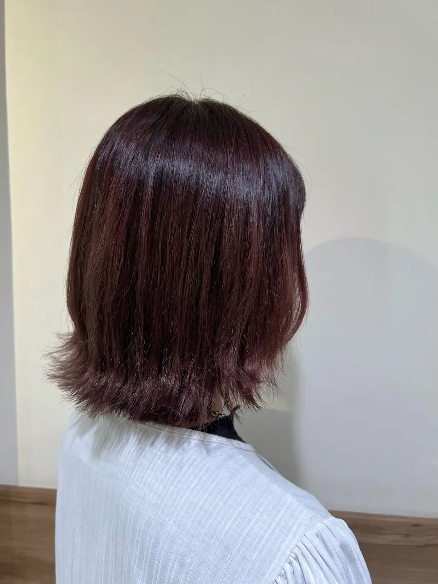 ミディアム カラー MAI🌸 韓国風style🫧のヘアスタイル