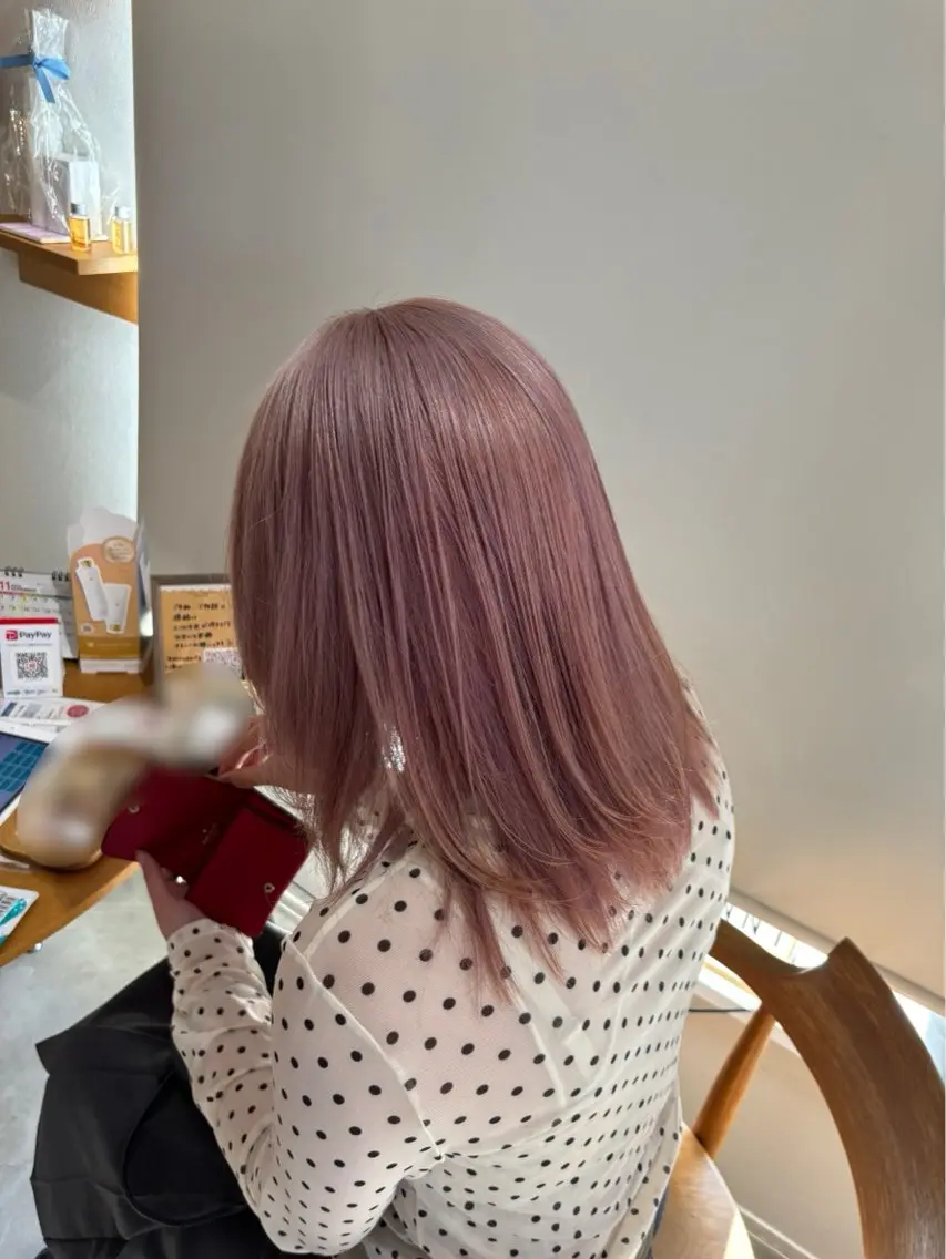 ミディアム カラー ヘアカラー ひいな /艶カラー🌿のヘアスタイル