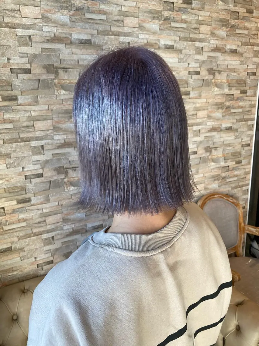 カラー シルバー ヘアカラー サイトウ 南柏のヘアスタイル