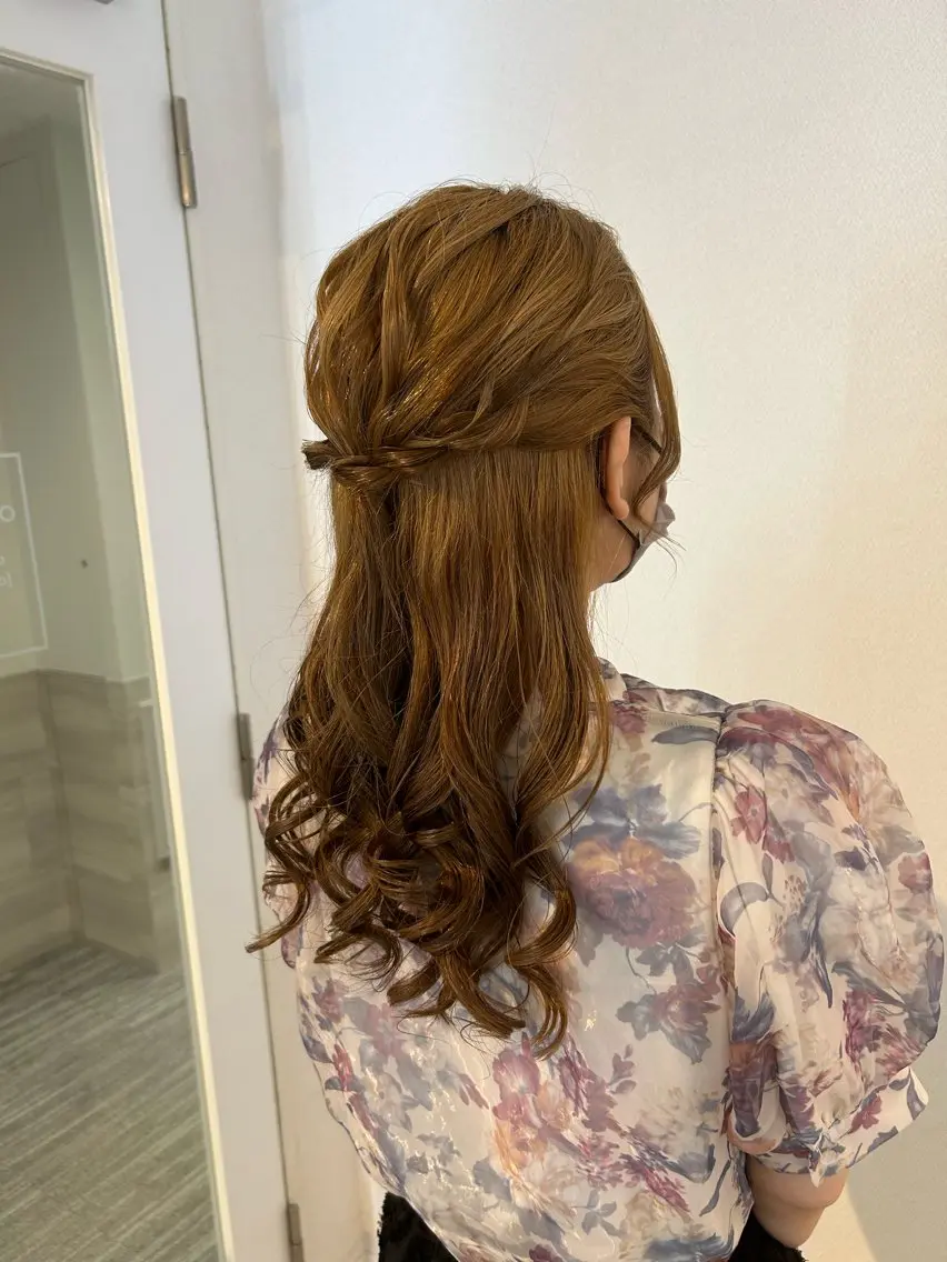 ロング ヘアアレンジ ヒナリ/まつ毛パーマ 無料モデル募集中☆彡のマツエク・マツパデザイン