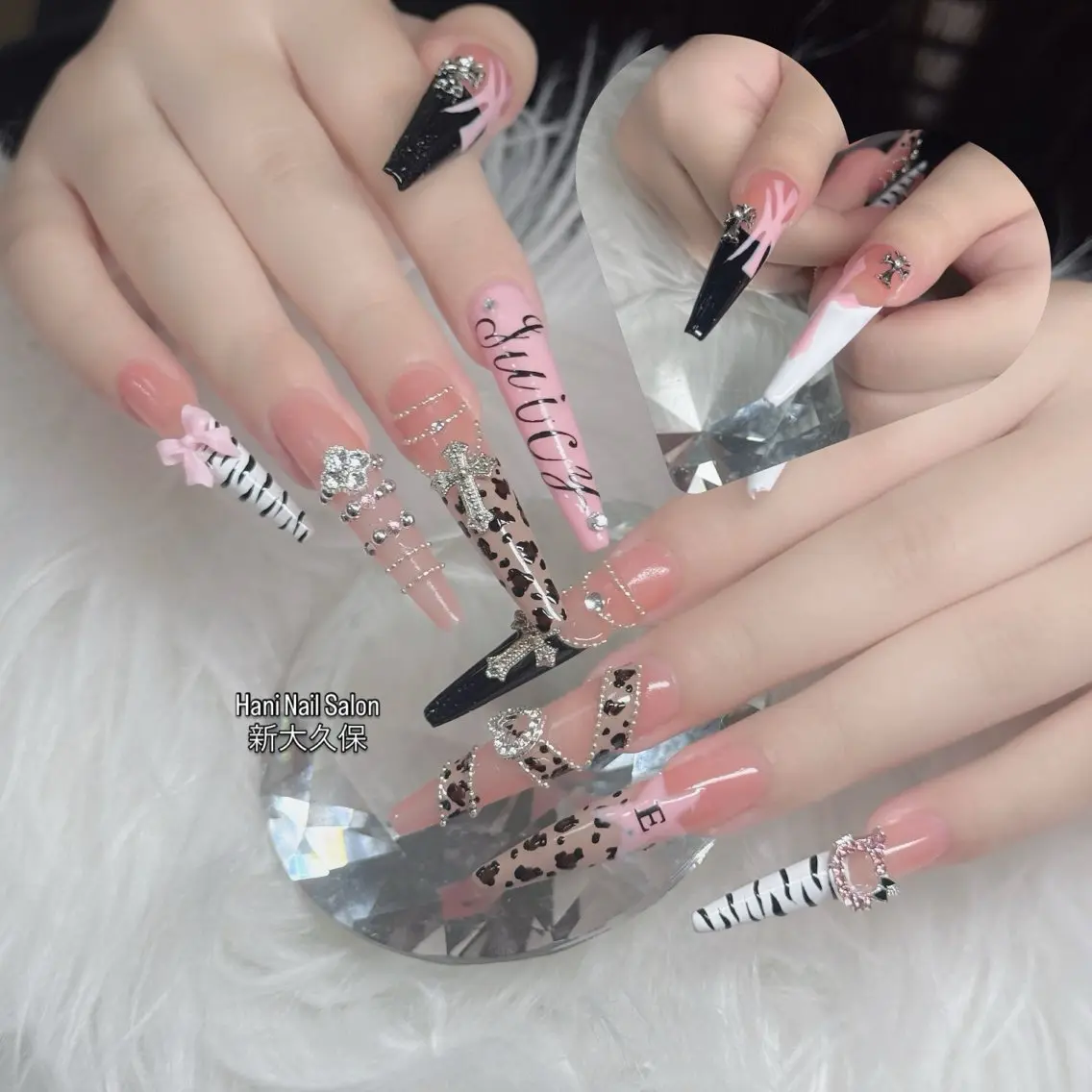ネイル フットネイル フレンチネイル グラデーション 韓国ネイル ロングネイル ハンドネイル Hani Nail Salonのネイルデザイン
