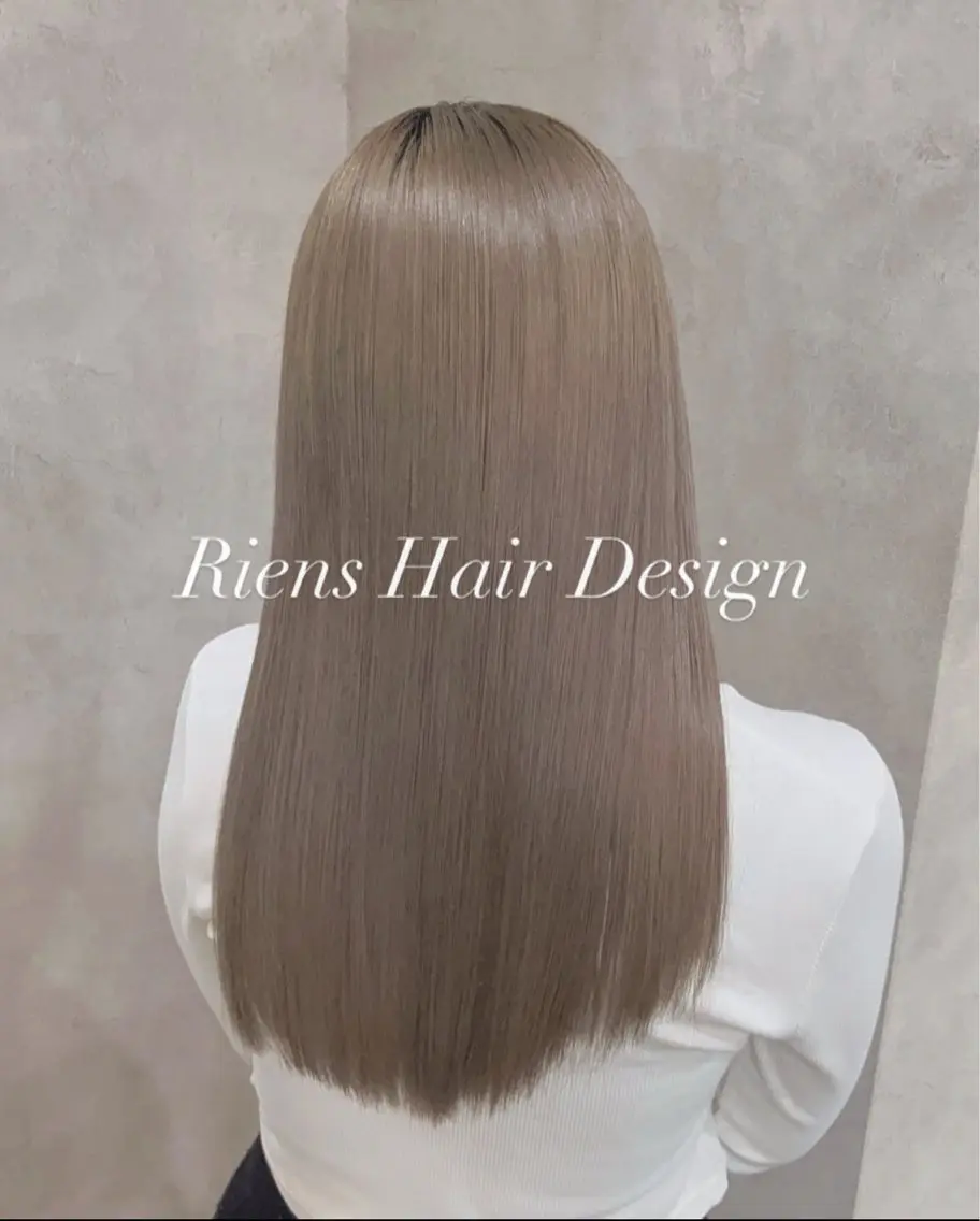 セミロング カラー ブリーチ RIENSaura /daichiのヘアスタイル