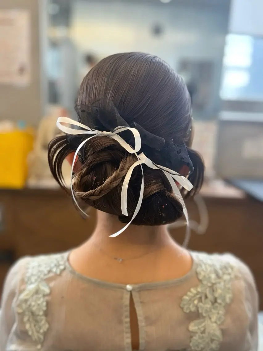 ヘアセット ♡noa/ボブ ナチュラルカラー♡のヘアスタイル