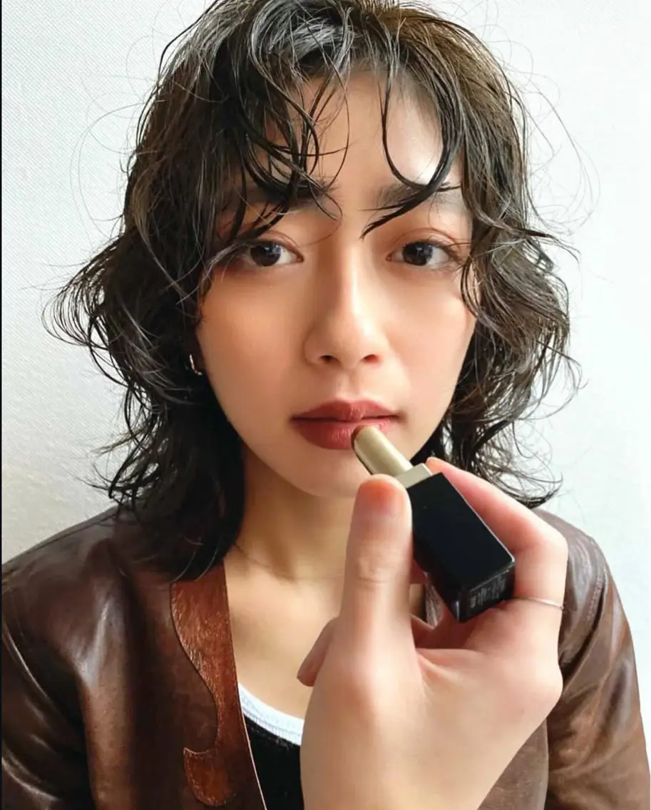 ミディアム パーマ 🌸メンズカット 特化⭐️のヘアスタイル