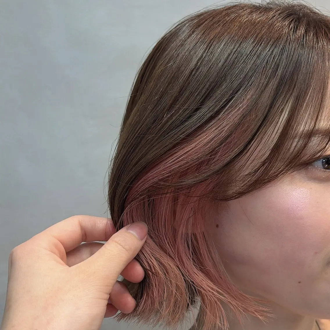 ショート カラー ブリーチ ピンクカラー ヘアカラー ブリーチ✨/似合わせ カラー🎀/Yuzuのヘアスタイル