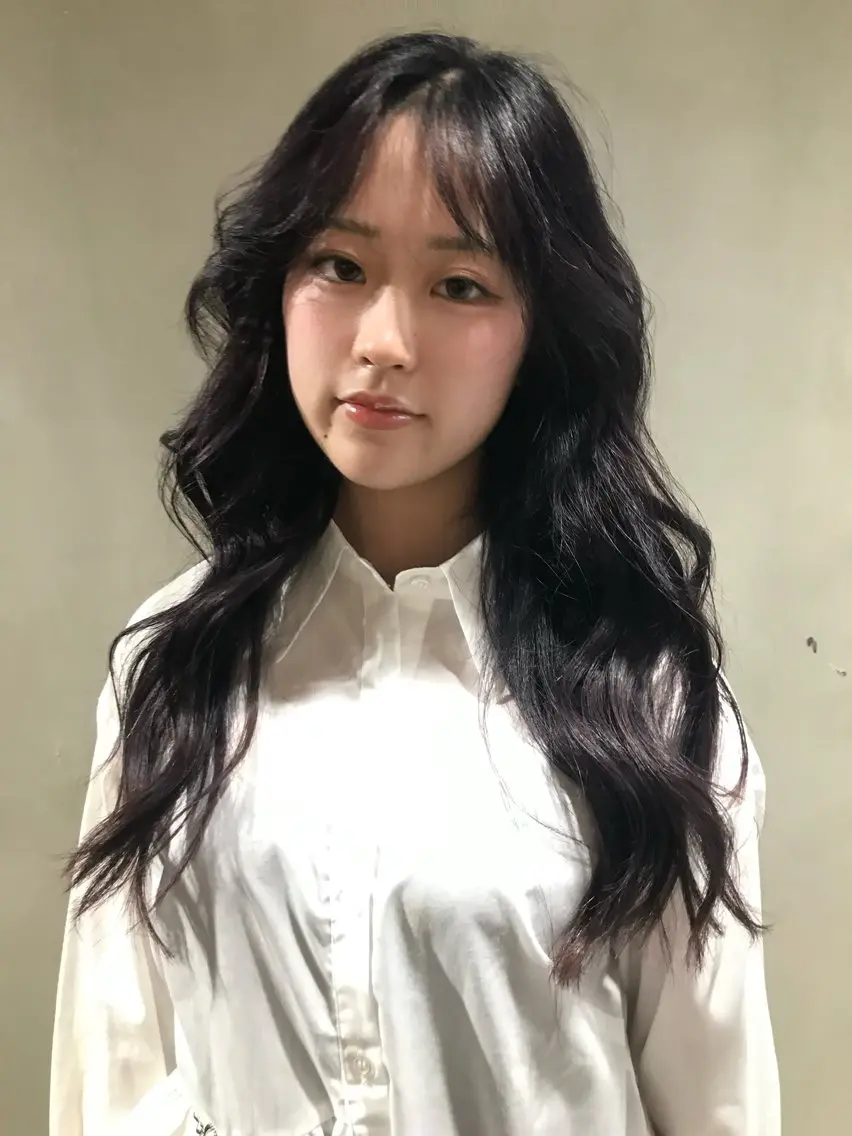 ロング カラー ヘアカラー fev Rionのヘアスタイル