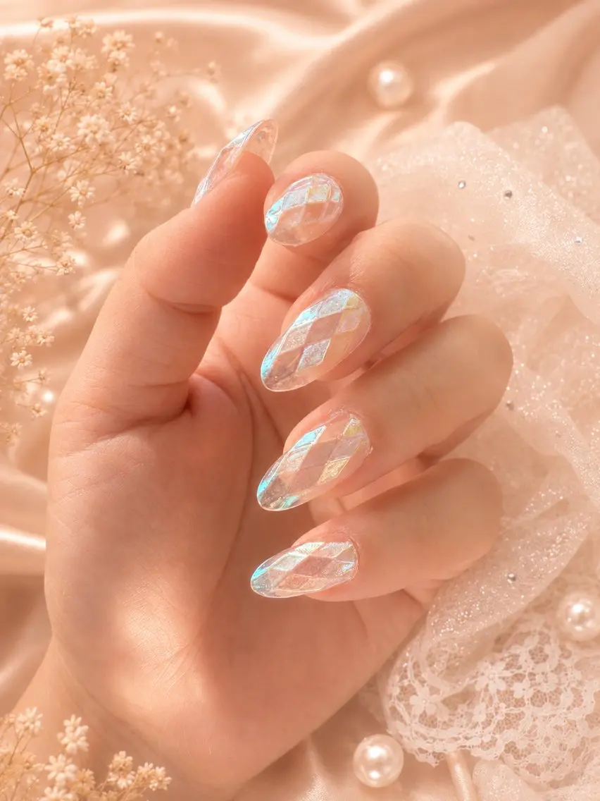 ネイル オーロラネイル ネイルチップ Naris Nail salonのネイルデザイン