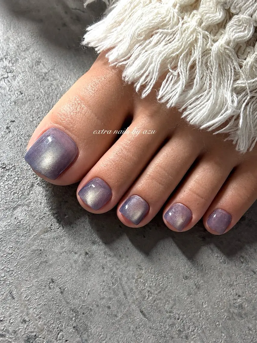 【フットネイル】マグネット1カラーの写真