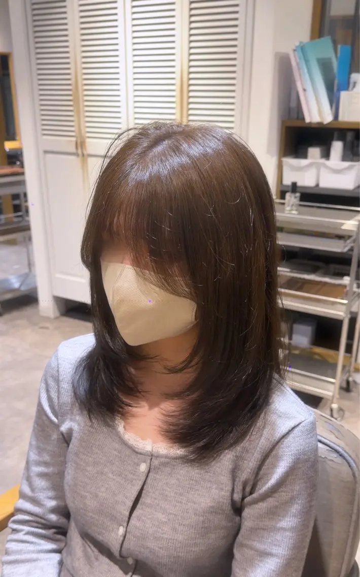 ミディアム レイヤーカット ISHIKURA☆ KYOKAのヘアスタイル
