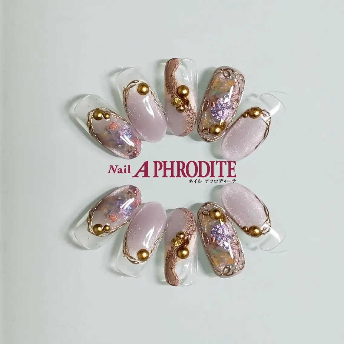ネイル ジェルネイル ニュアンスネイル スカルプネイル ソフトジェル ネイルチップ Nail  Aphroditeのネイルデザイン
