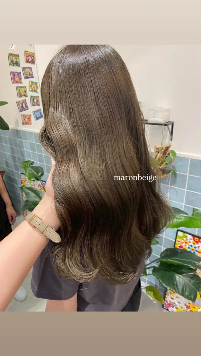 ロング カラー 💎寒色特化💎 透明感カラーみきのヘアスタイル