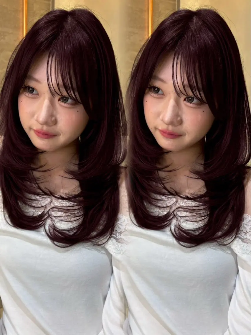 カラー ブリーチ ダブルカラー ブリーチなしカラー HINA 仙台/ ダブルカラー/カラーのヘアスタイル