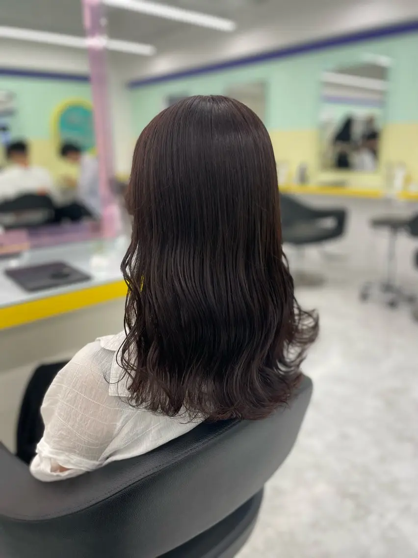 ミディアム カラー ヘアアレンジ カット ヘアカラー トリートメント 【透明感×レイヤー】 🍃RIKU🍃のヘアスタイル