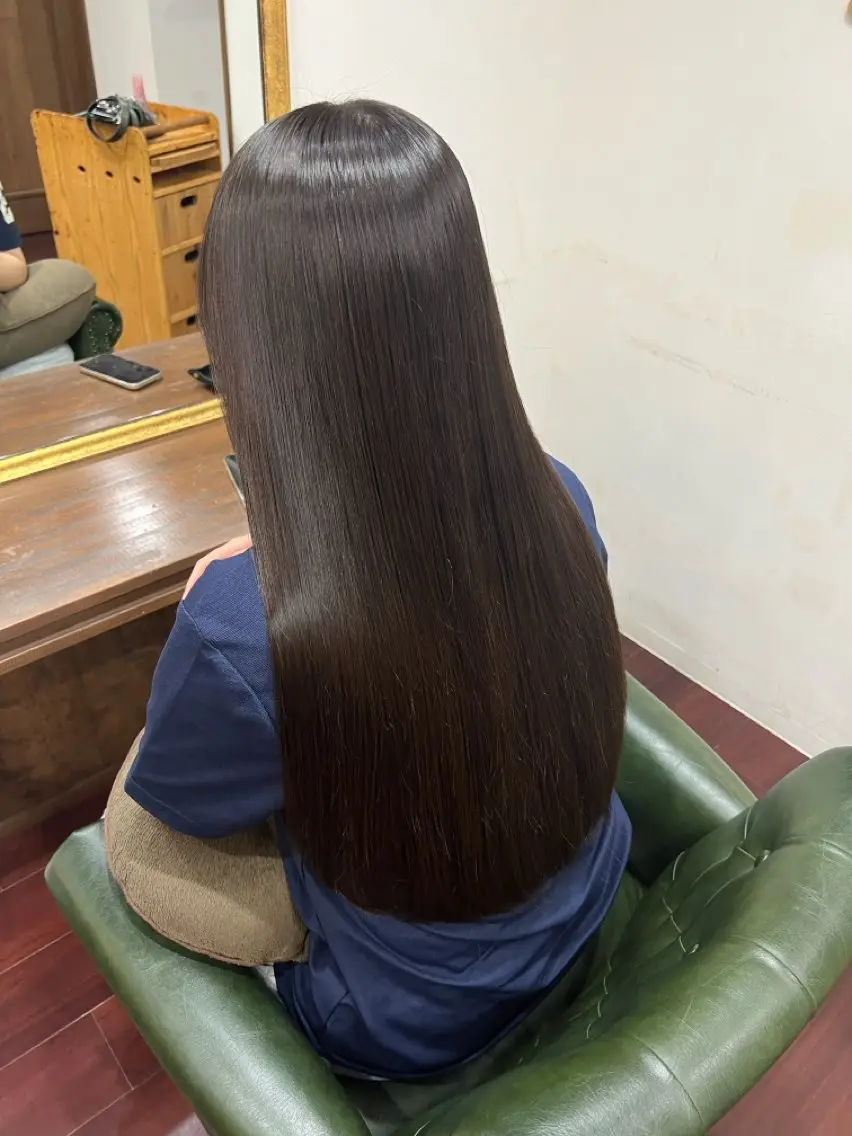 ロング カラー パーマ ヘアカラー 縮毛矯正 木村 蓮のヘアスタイル