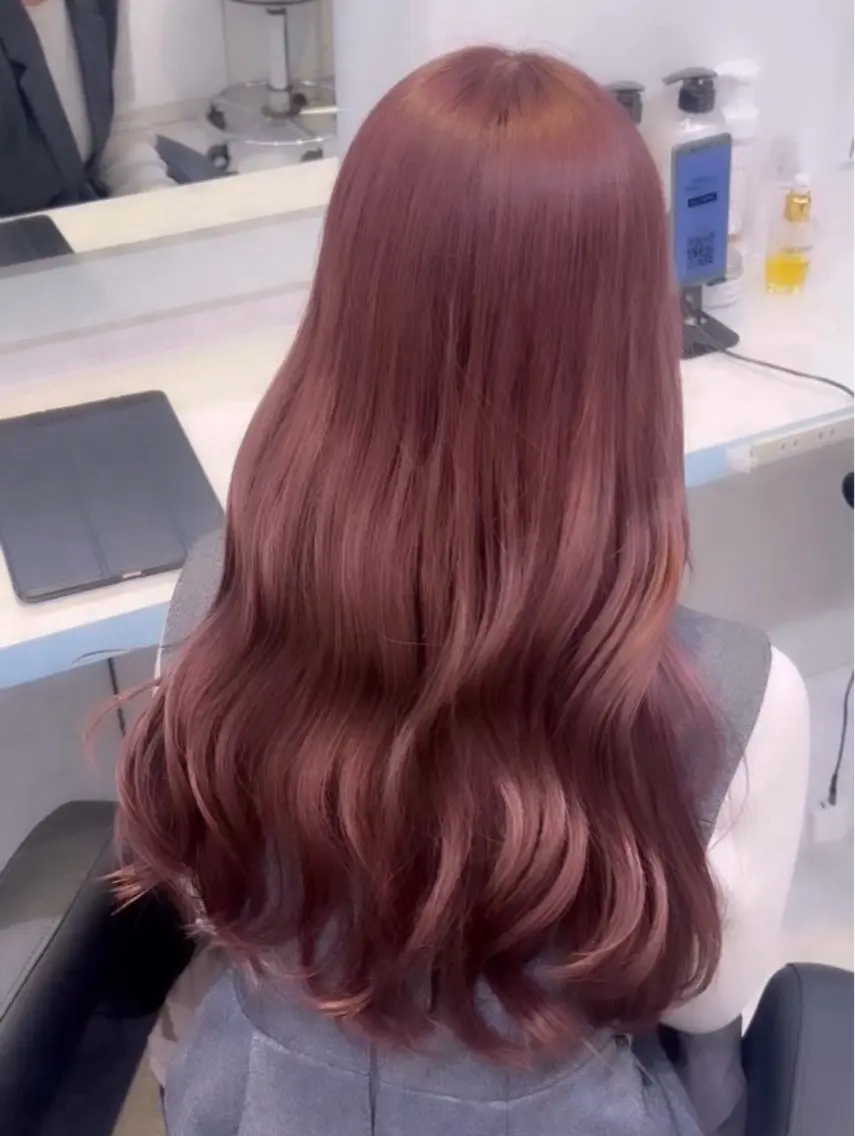 ロング カラー ヘアカラー トリートメント 🎀愛されピンク ラベンダー💜ゆいのヘアスタイル