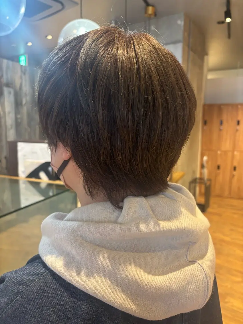 ショート 🎀ワンレンボブ🎀 ワンカラー　あゆみのヘアスタイル