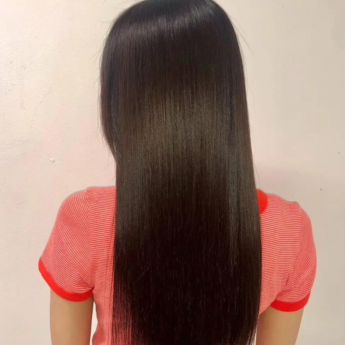 ロング 縮毛矯正/ワンカラー モデル募集🫧田村のヘアスタイル