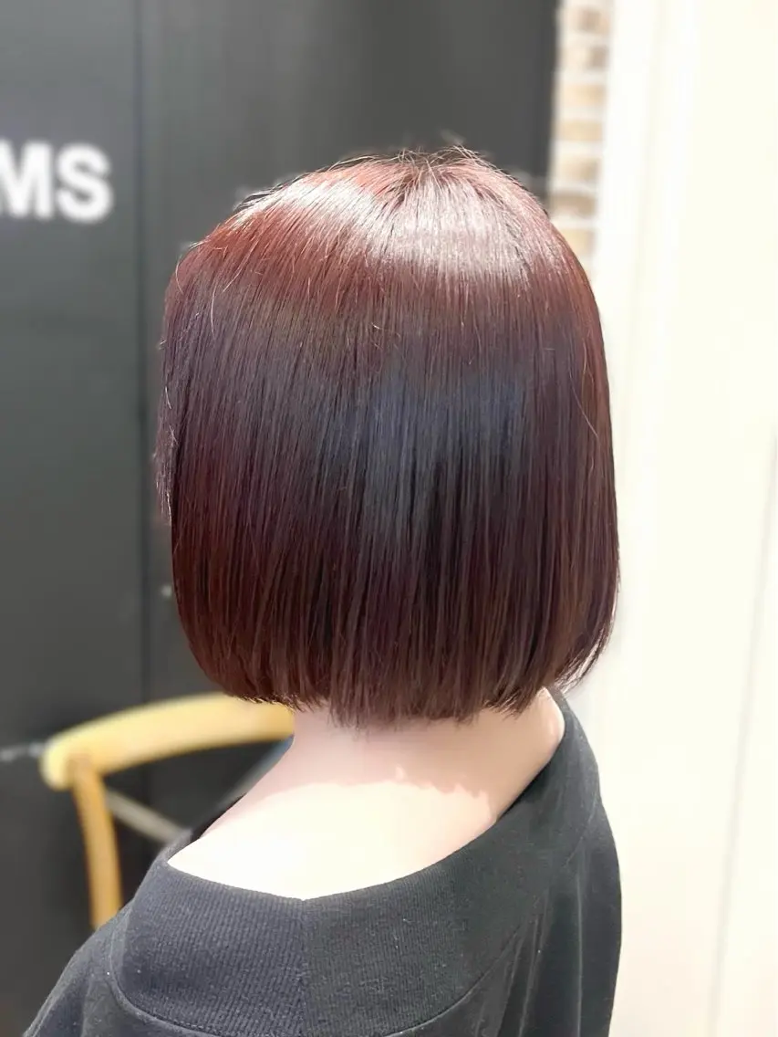 ショート ワンレンボブ ボブ 🎀渋谷/ minori🎀のヘアスタイル