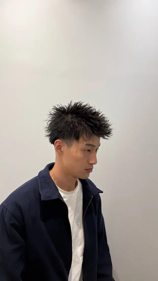 メンズ スパイキーショート Joule大分 メンズ特化植木永遠のヘアスタイル