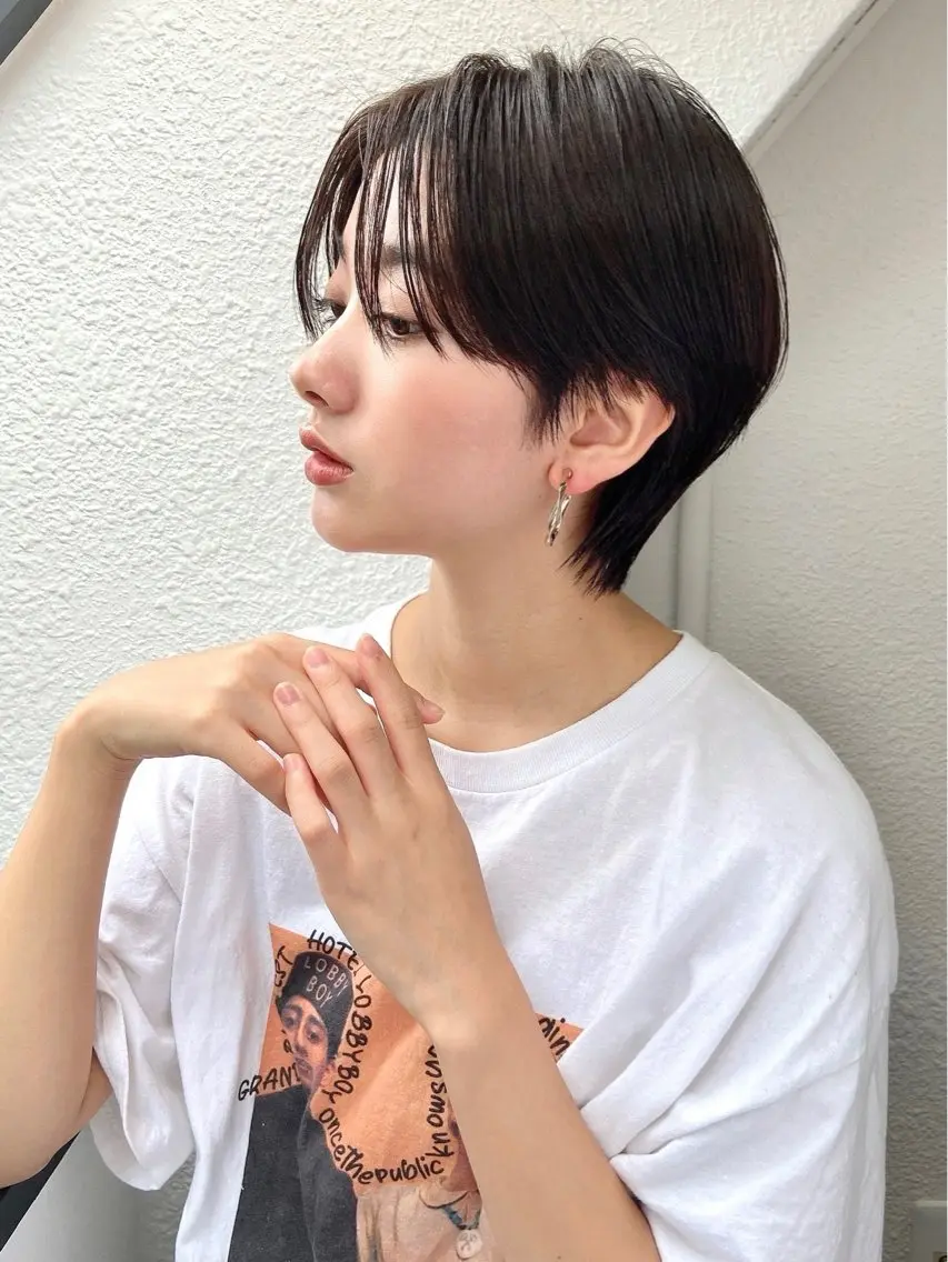 ショート カラー カット ヘアカラー 🦋透明感カラー🦋 なつやのヘアスタイル
