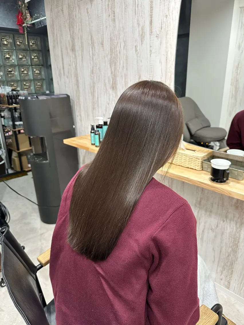 ロング カラー カット ヘアカラー トリートメント ＆ｙ〜waito〜 鈴木悠平のヘアスタイル