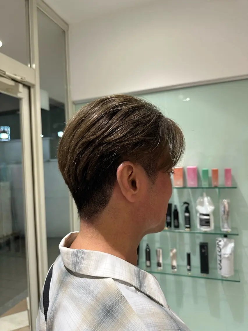 ショート メンズ カット ヘッドスパ Ash中目黒 森田みなみのヘアスタイル