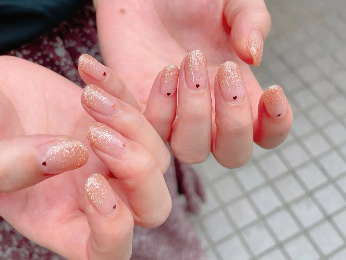 ネイル ジェルネイル ニュアンスネイル パラジェル 春ネイル 夏ネイル ハンドネイル nailroom OHANA🌴のネイルデザイン