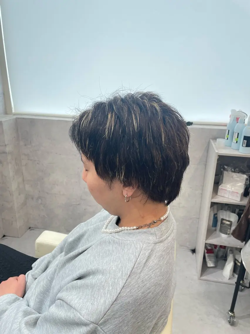 メンズ ヘアカラー ブリーチ守口 rikiyanのヘアスタイル